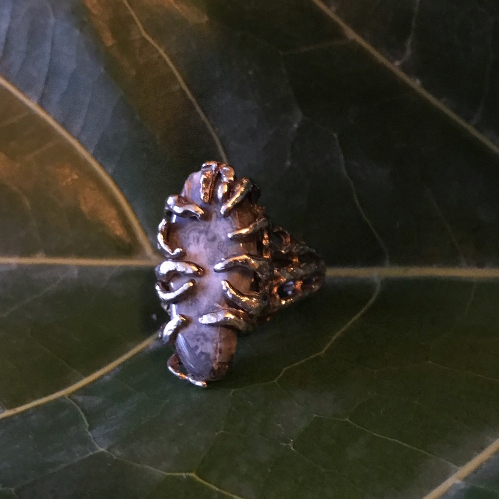 Branchy Stone Ring